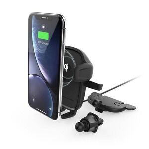 iOttie Easy One Touch Wireless 2 Fast Charging CD Slot Air Vent Car Phone Mount